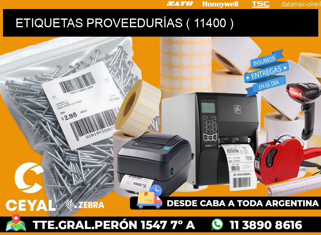 ETIQUETAS PROVEEDURÍAS ( 11400 )