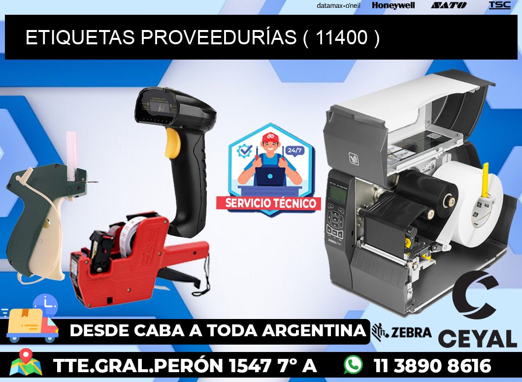 ETIQUETAS PROVEEDURÍAS ( 11400 )