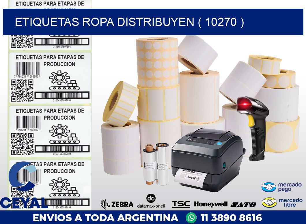 ETIQUETAS ROPA DISTRIBUYEN ( 10270 )