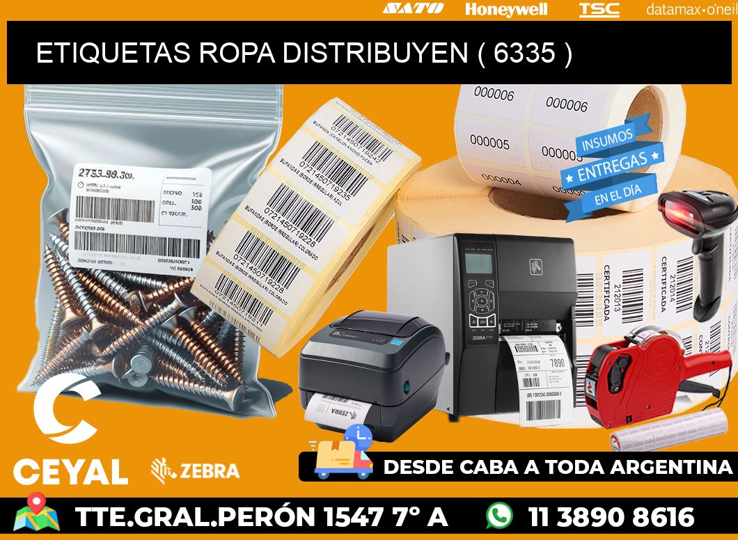 ETIQUETAS ROPA DISTRIBUYEN ( 6335 )