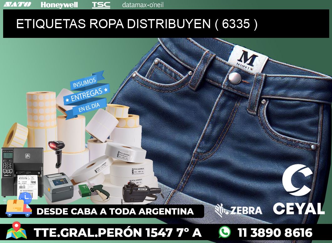 ETIQUETAS ROPA DISTRIBUYEN ( 6335 )