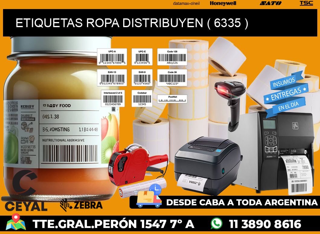 ETIQUETAS ROPA DISTRIBUYEN ( 6335 )