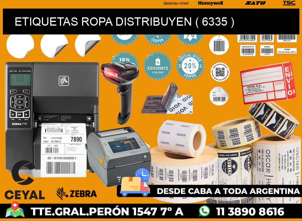 ETIQUETAS ROPA DISTRIBUYEN ( 6335 )