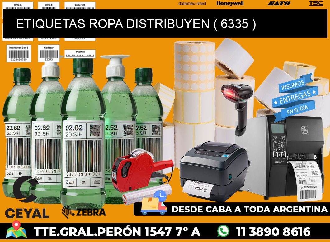 ETIQUETAS ROPA DISTRIBUYEN ( 6335 )