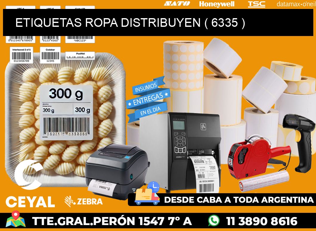 ETIQUETAS ROPA DISTRIBUYEN ( 6335 )