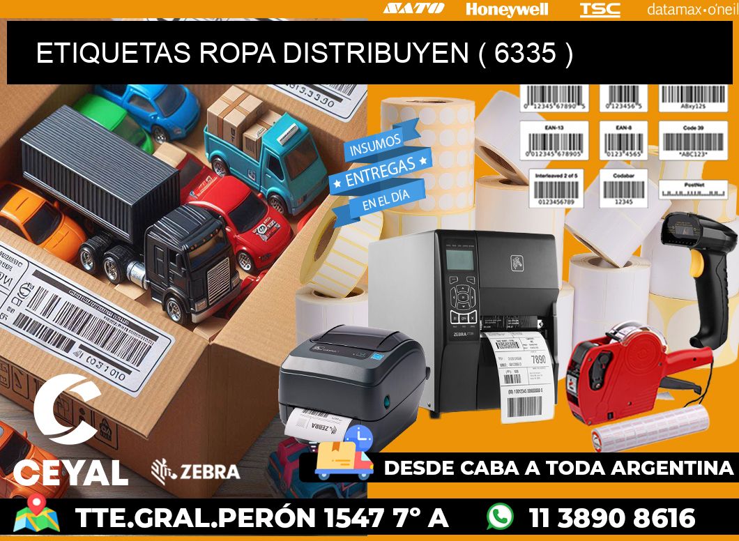 ETIQUETAS ROPA DISTRIBUYEN ( 6335 )