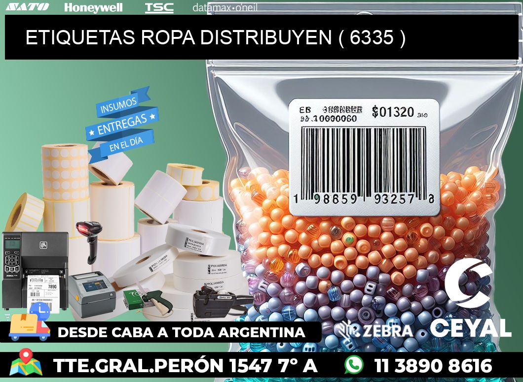 ETIQUETAS ROPA DISTRIBUYEN ( 6335 )