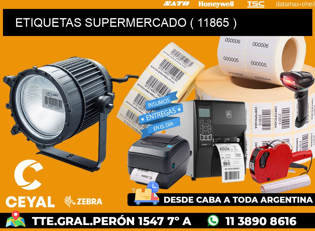 ETIQUETAS SUPERMERCADO ( 11865 )