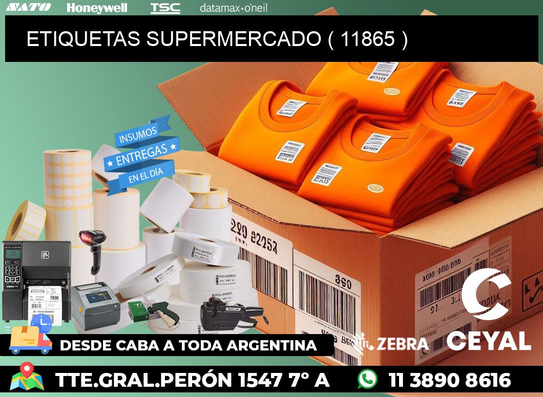 ETIQUETAS SUPERMERCADO ( 11865 )