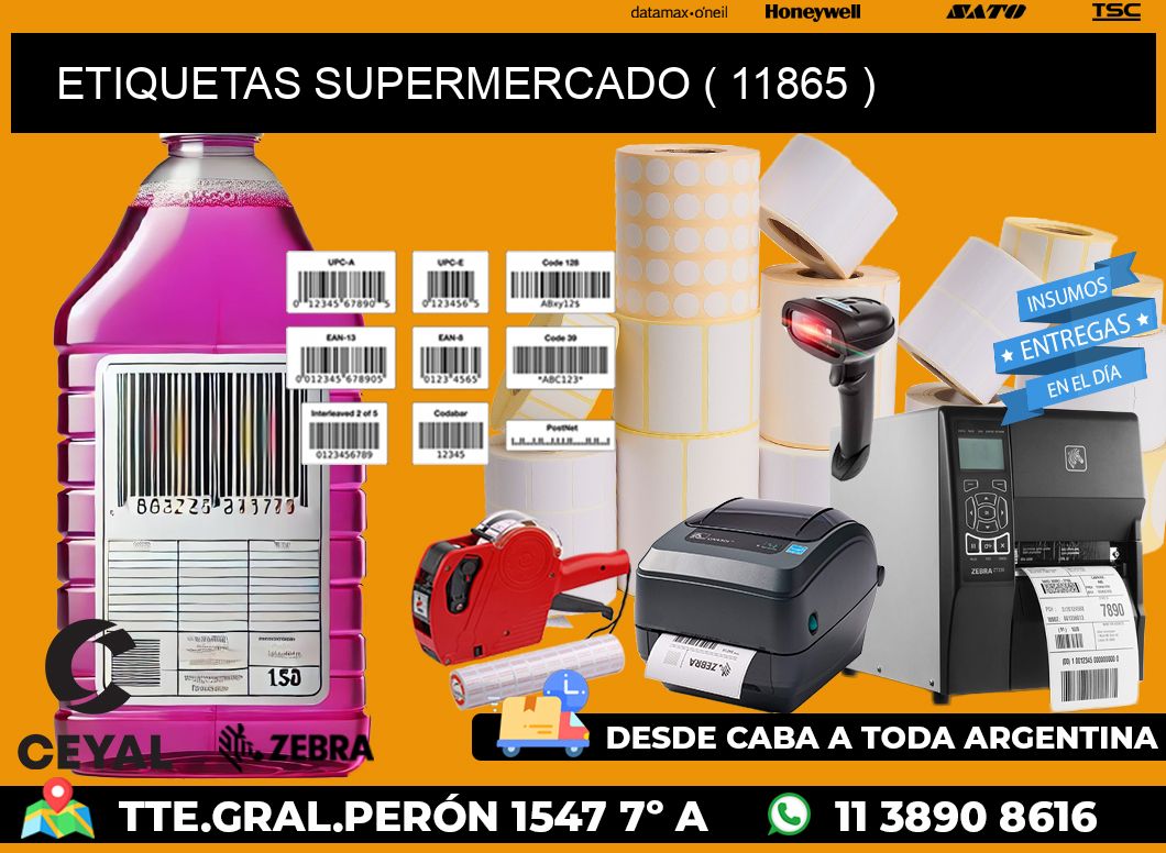 ETIQUETAS SUPERMERCADO ( 11865 )