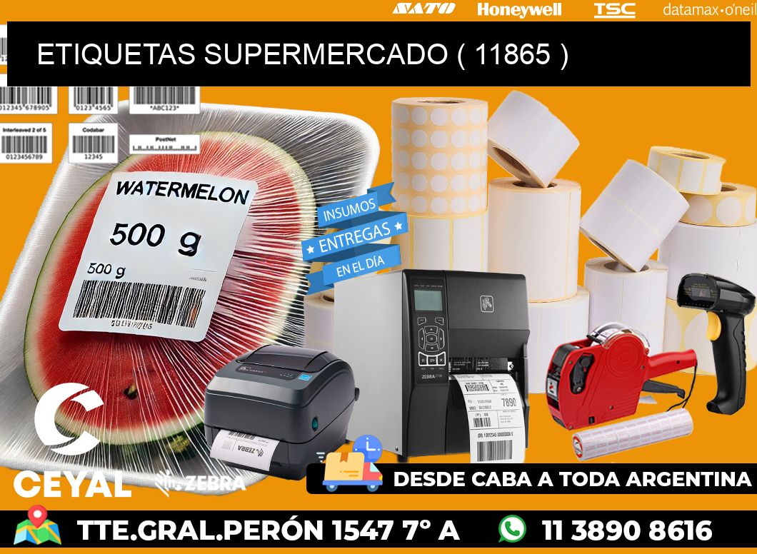 ETIQUETAS SUPERMERCADO ( 11865 )