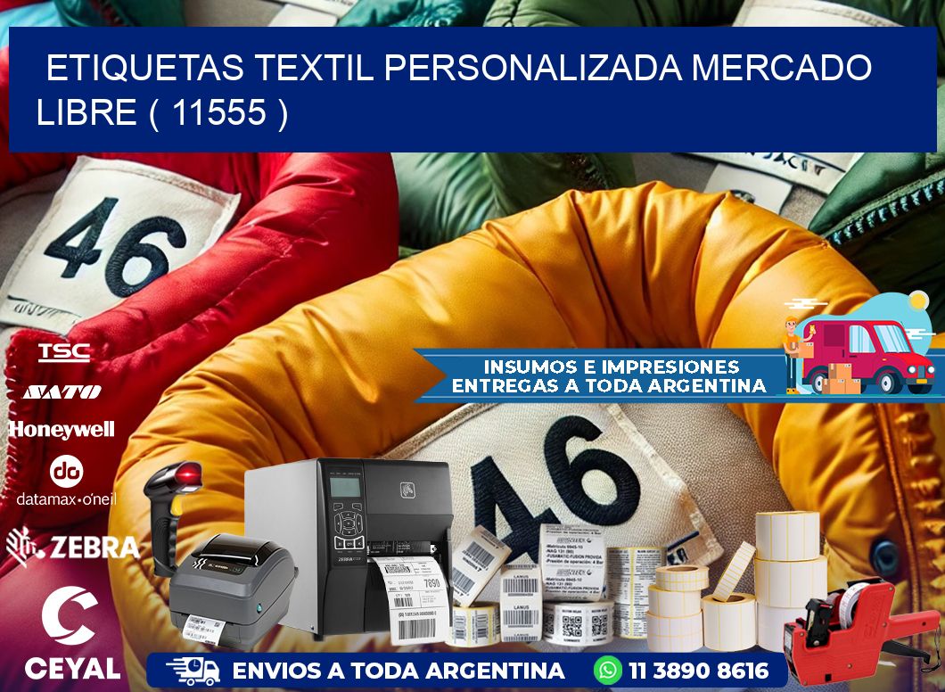 ETIQUETAS TEXTIL PERSONALIZADA MERCADO LIBRE ( 11555 )