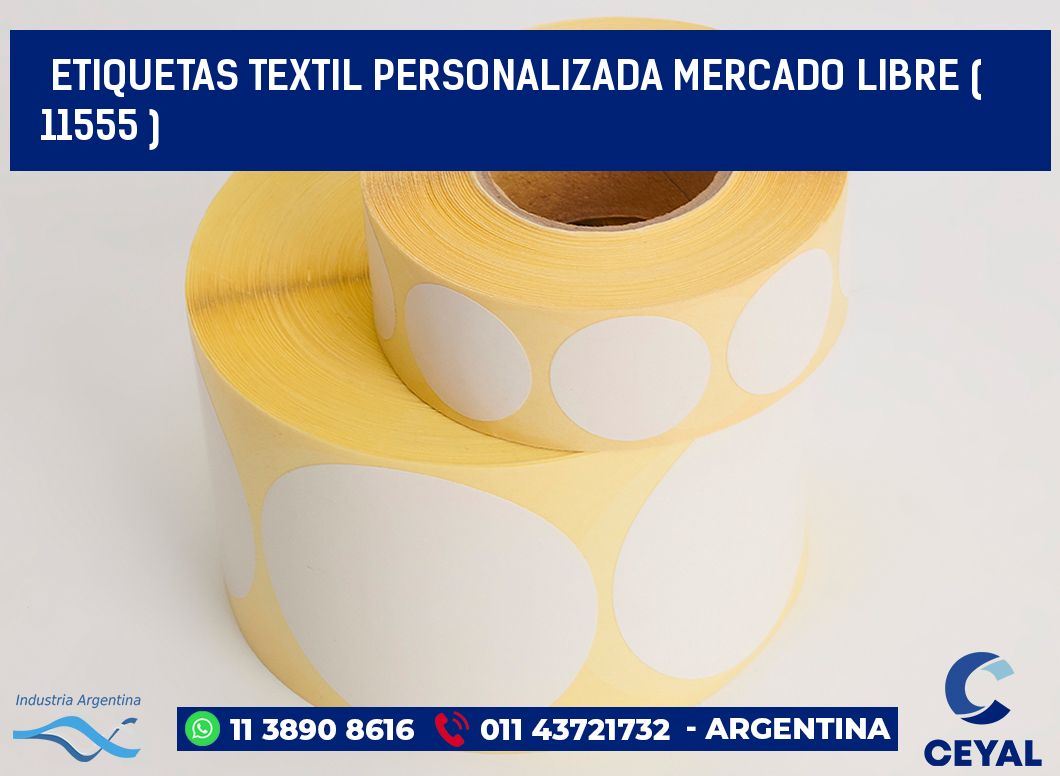 ETIQUETAS TEXTIL PERSONALIZADA MERCADO LIBRE ( 11555 )