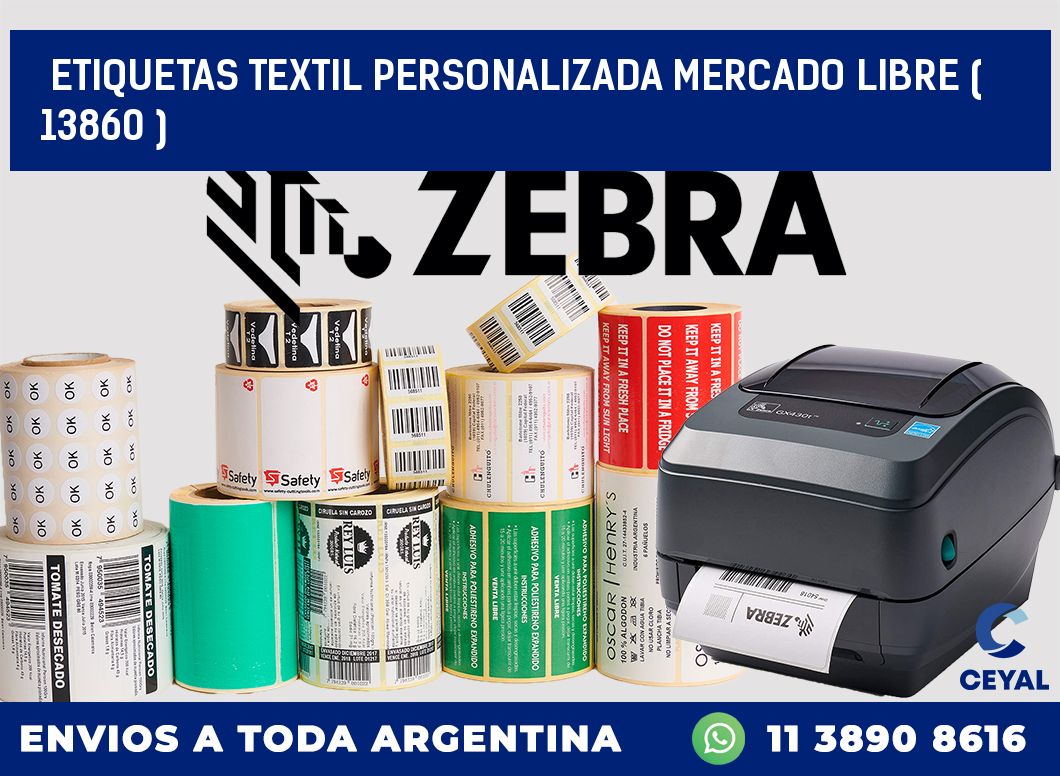 ETIQUETAS TEXTIL PERSONALIZADA MERCADO LIBRE ( 13860 )