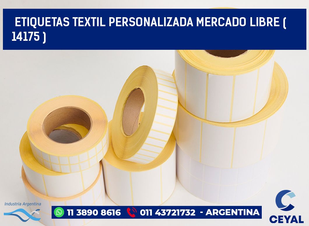 ETIQUETAS TEXTIL PERSONALIZADA MERCADO LIBRE ( 14175 )