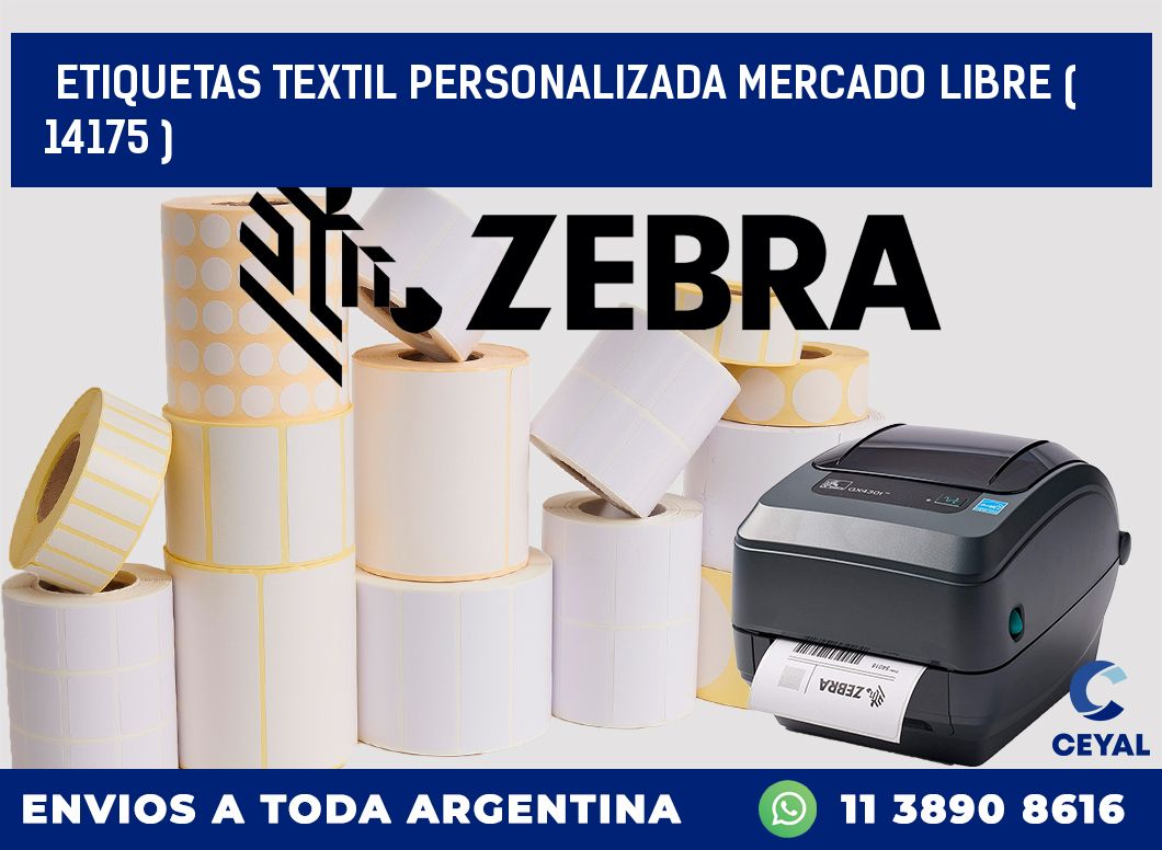 ETIQUETAS TEXTIL PERSONALIZADA MERCADO LIBRE ( 14175 )