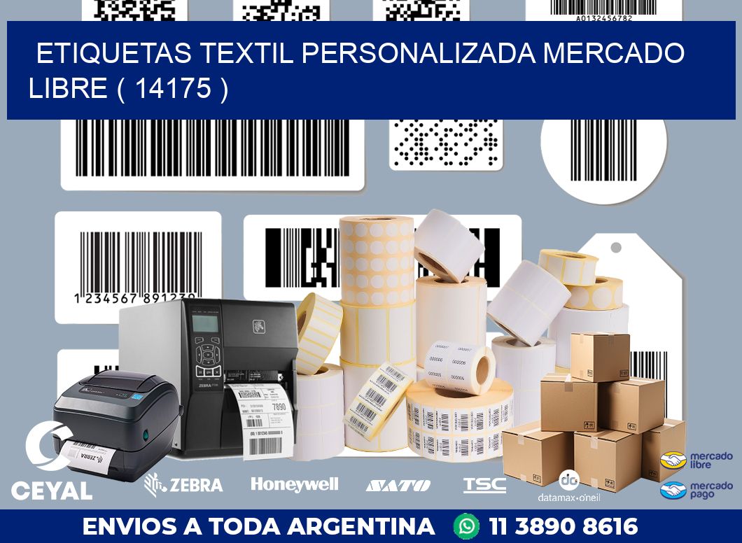 ETIQUETAS TEXTIL PERSONALIZADA MERCADO LIBRE ( 14175 )