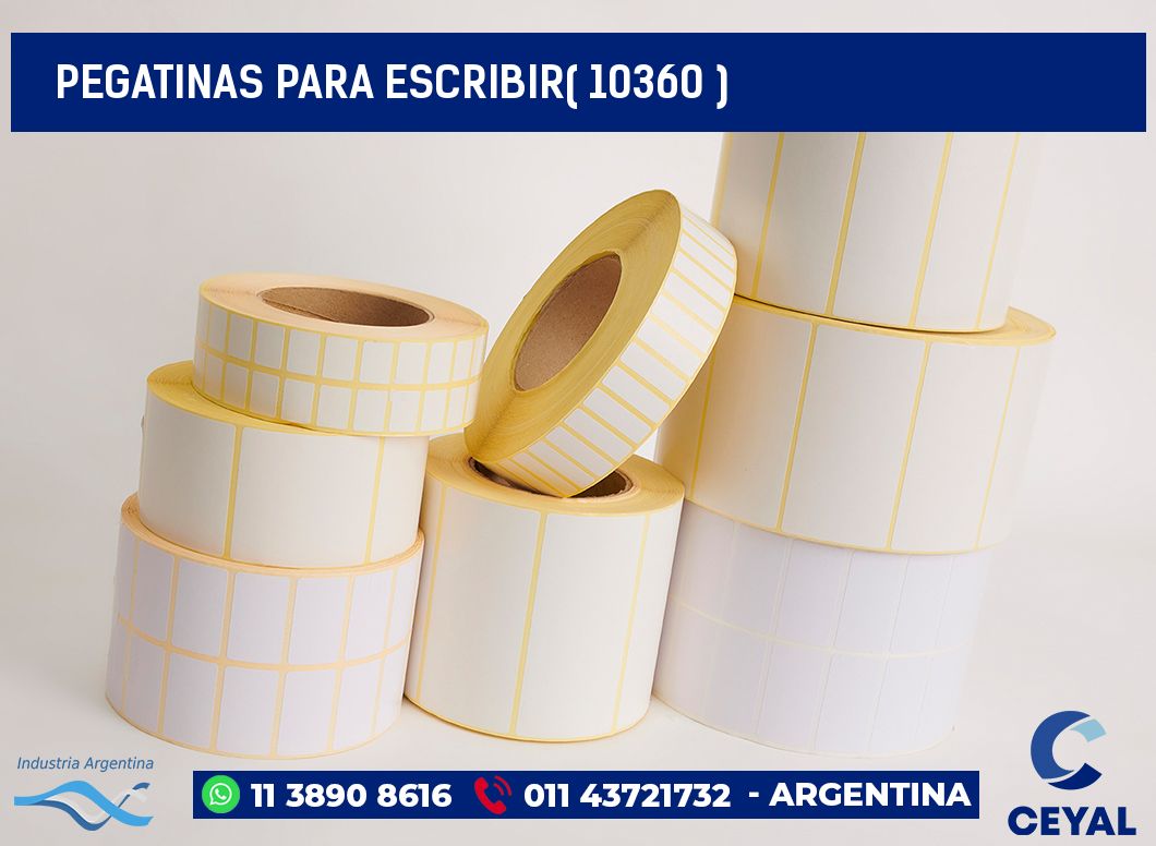 PEGATINAS PARA ESCRIBIR( 10360 )