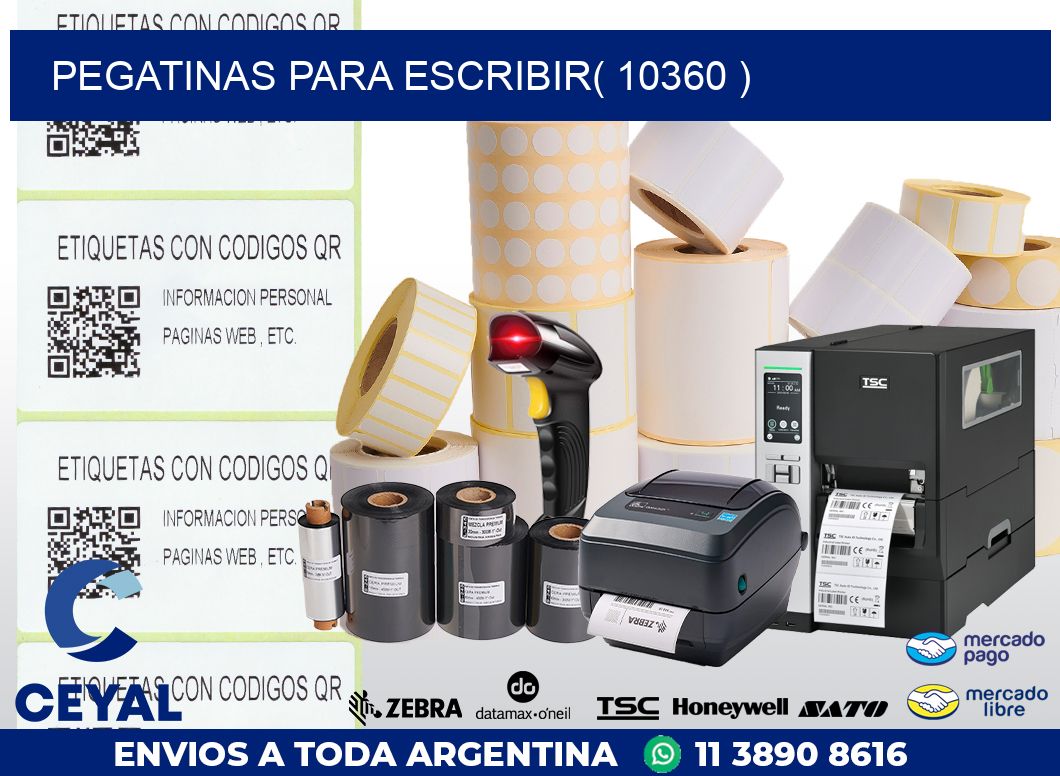 PEGATINAS PARA ESCRIBIR( 10360 )