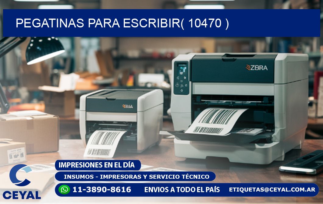 PEGATINAS PARA ESCRIBIR( 10470 )