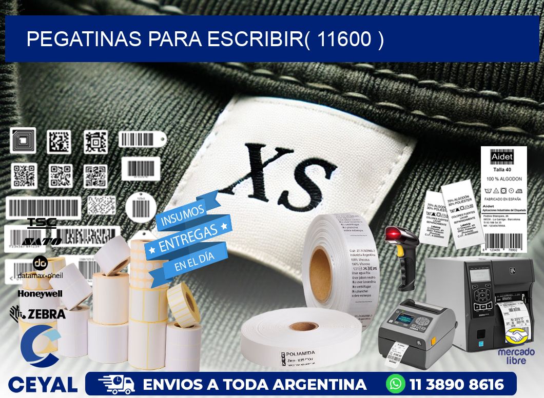 PEGATINAS PARA ESCRIBIR( 11600 )