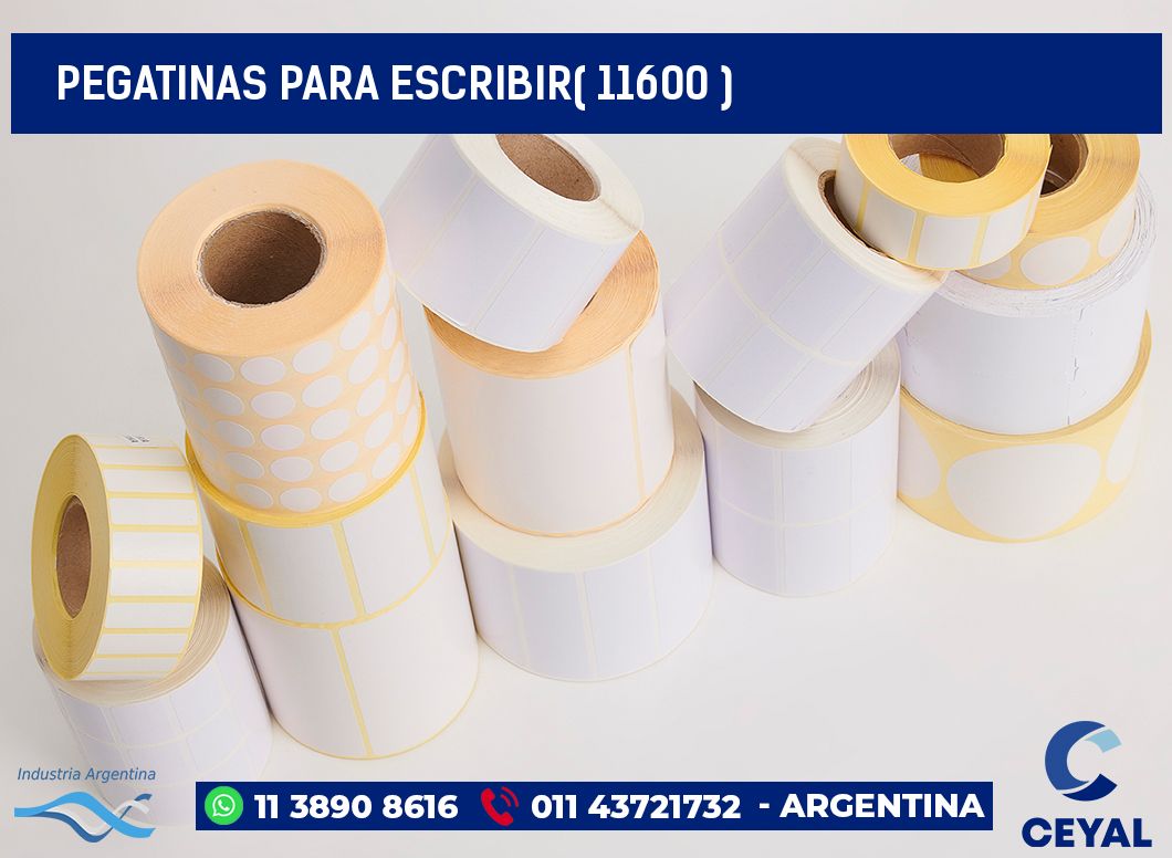 PEGATINAS PARA ESCRIBIR( 11600 )