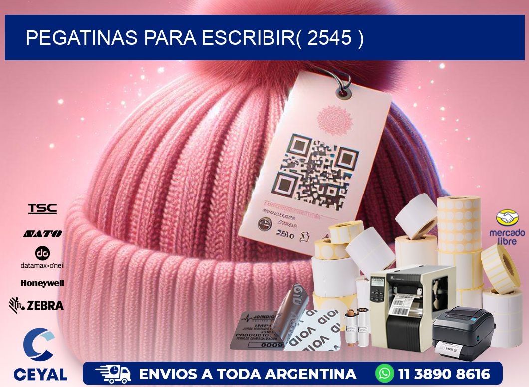 PEGATINAS PARA ESCRIBIR( 2545 )