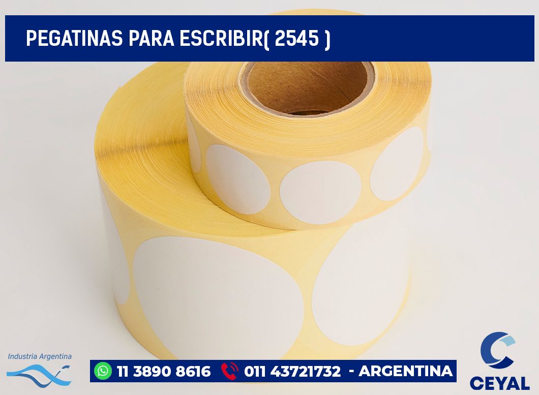 PEGATINAS PARA ESCRIBIR( 2545 )