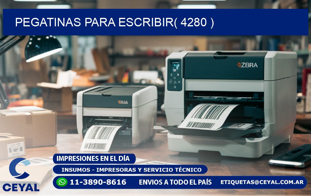 PEGATINAS PARA ESCRIBIR( 4280 )