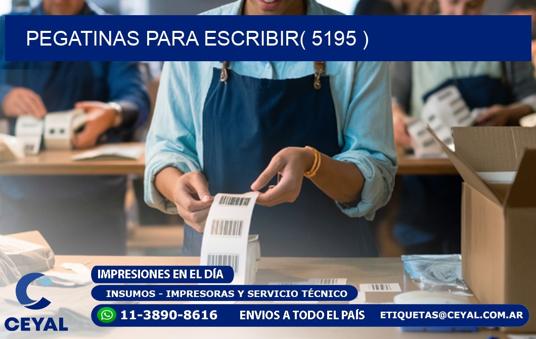 PEGATINAS PARA ESCRIBIR( 5195 )