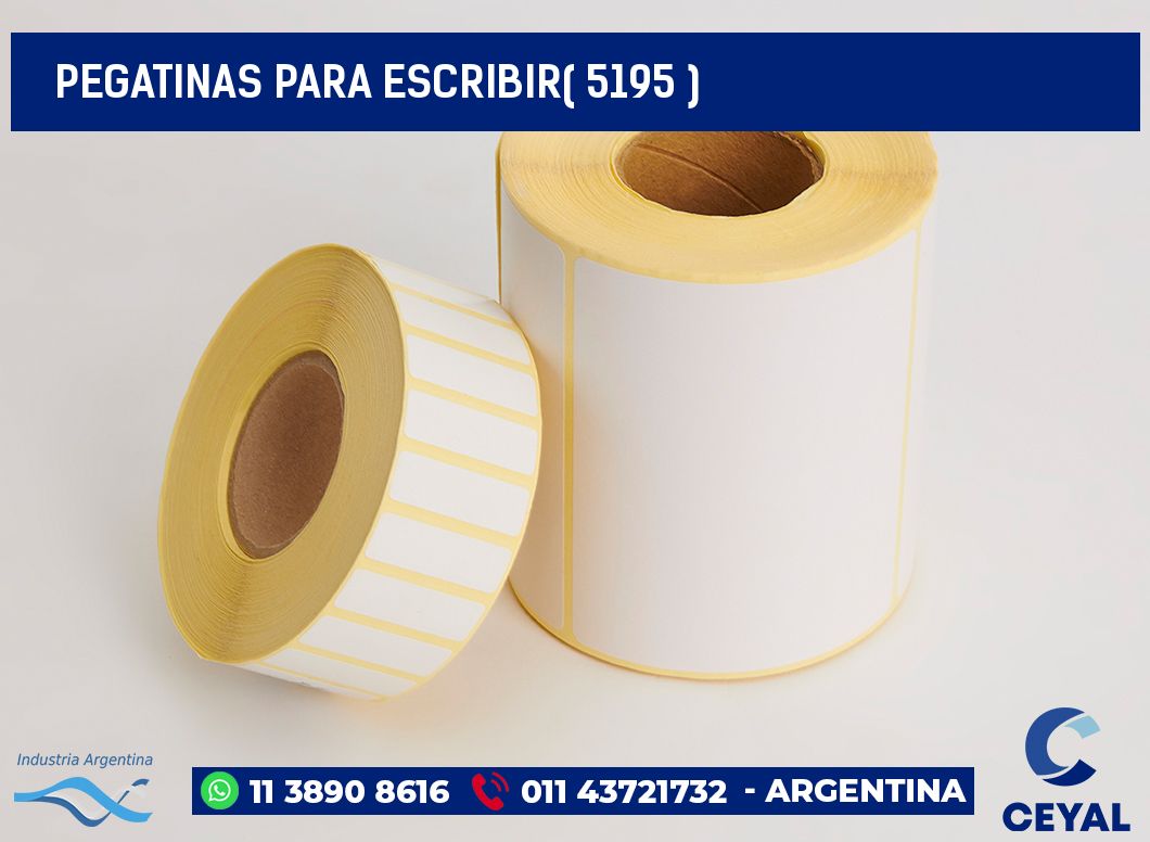 PEGATINAS PARA ESCRIBIR( 5195 )