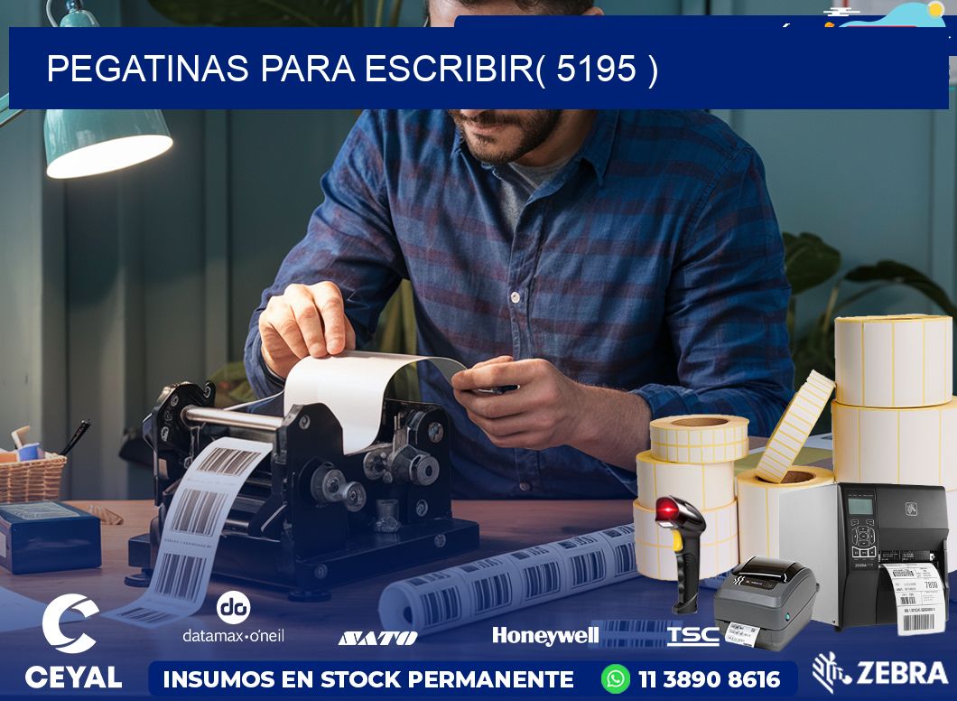 PEGATINAS PARA ESCRIBIR( 5195 )