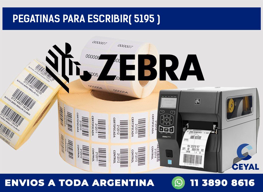 PEGATINAS PARA ESCRIBIR( 5195 )