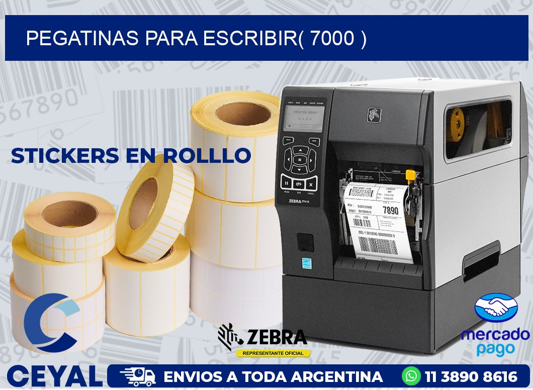 PEGATINAS PARA ESCRIBIR( 7000 )