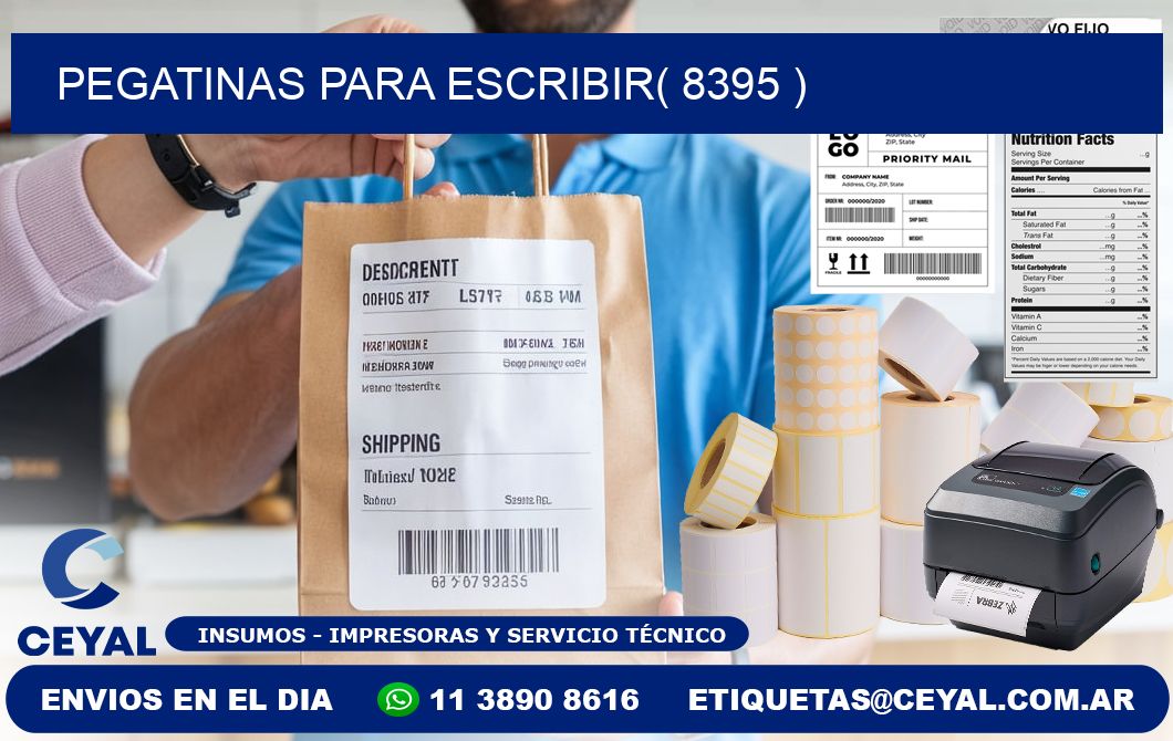 PEGATINAS PARA ESCRIBIR( 8395 )