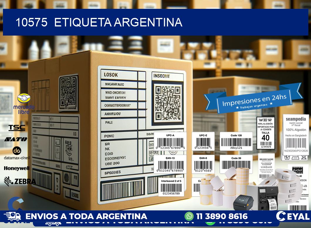 10575  ETIQUETA ARGENTINA