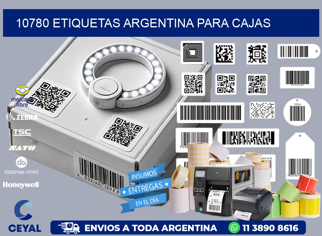 10780 ETIQUETAS ARGENTINA PARA CAJAS