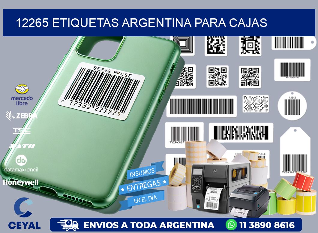 12265 ETIQUETAS ARGENTINA PARA CAJAS