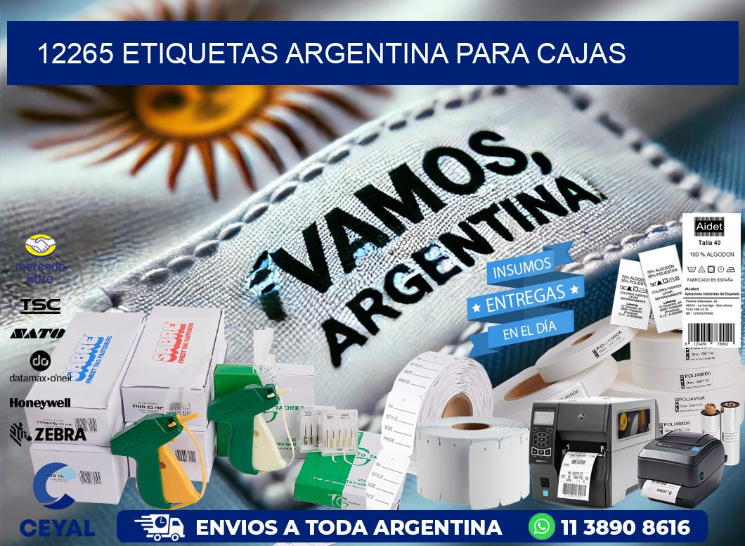 12265 ETIQUETAS ARGENTINA PARA CAJAS