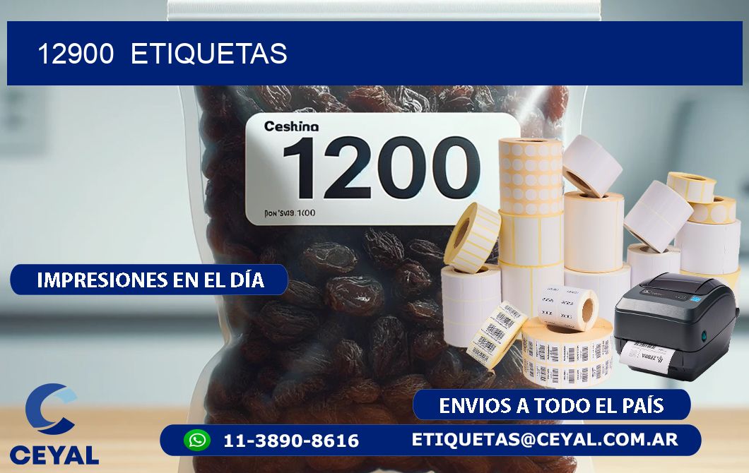 12900  ETIQUETAS