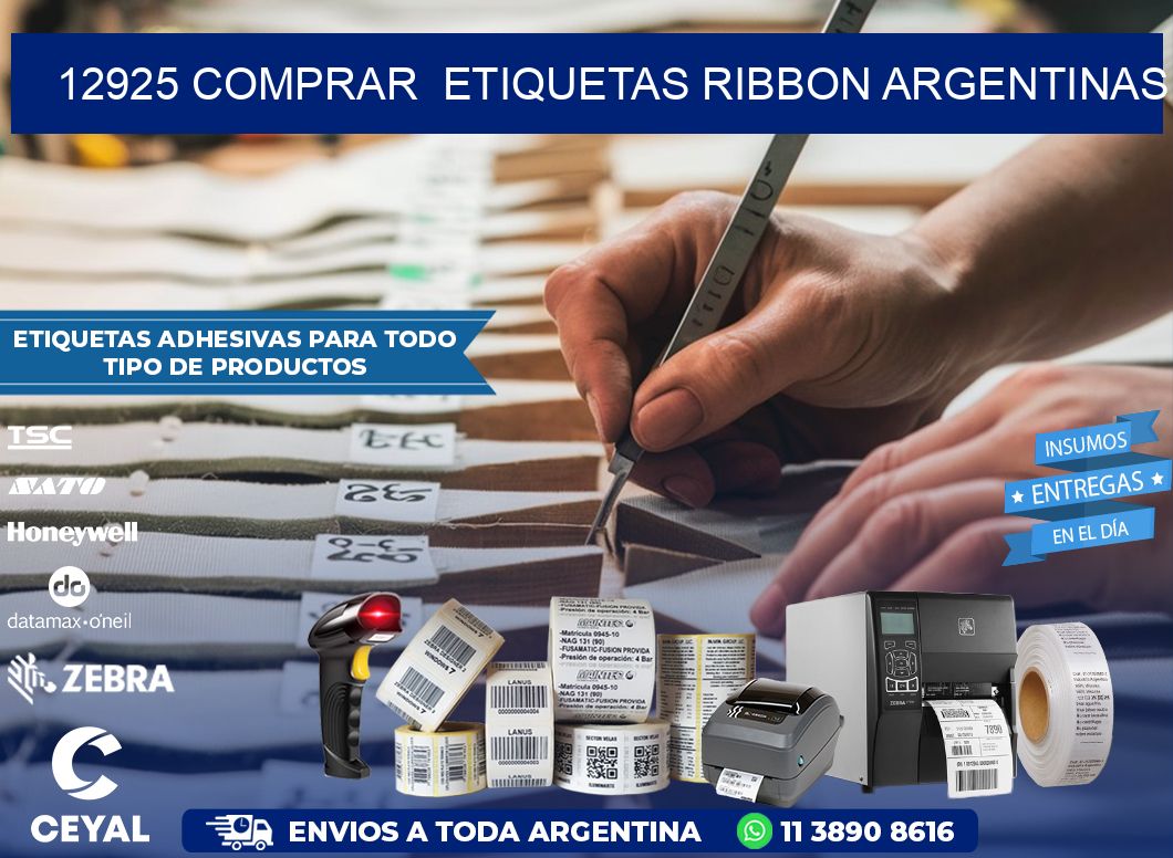 12925 COMPRAR  ETIQUETAS RIBBON ARGENTINAS