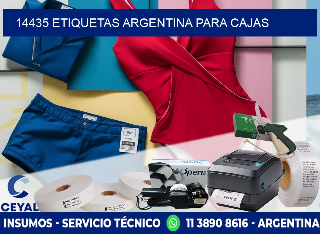 14435 ETIQUETAS ARGENTINA PARA CAJAS