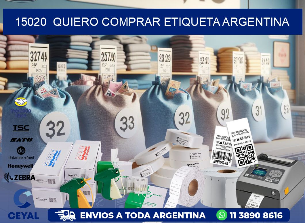 15020  QUIERO COMPRAR ETIQUETA ARGENTINA