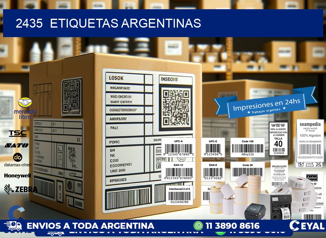 2435  ETIQUETAS ARGENTINAS