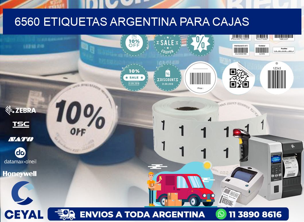 6560 ETIQUETAS ARGENTINA PARA CAJAS