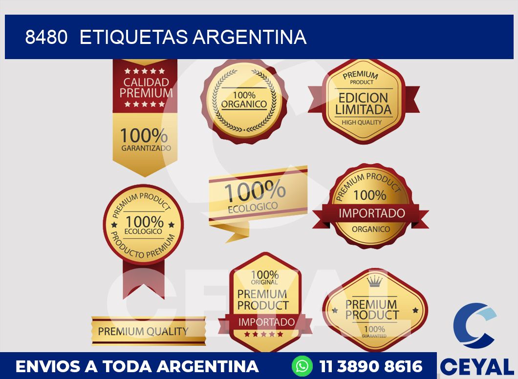 8480  ETIQUETAS ARGENTINA