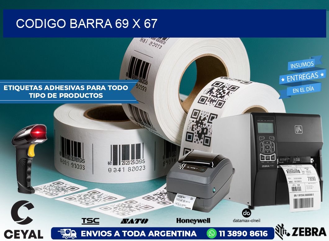 CODIGO BARRA 69 x 67