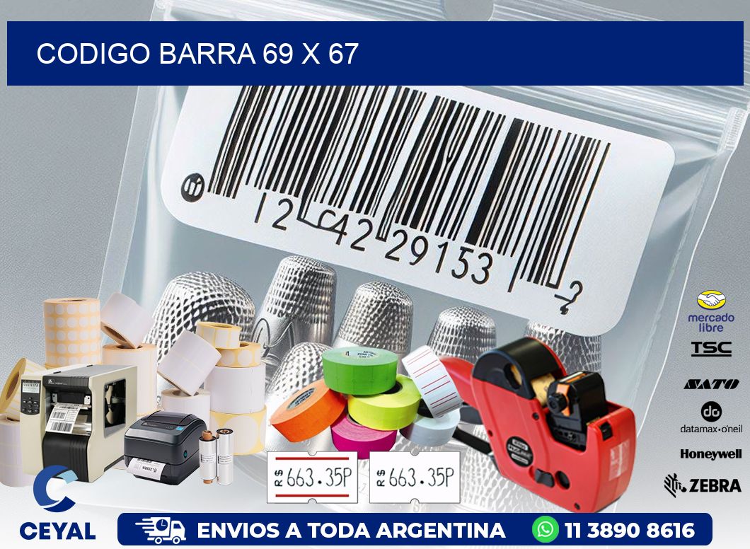 CODIGO BARRA 69 x 67