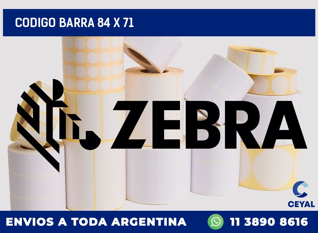 CODIGO BARRA 84 x 71