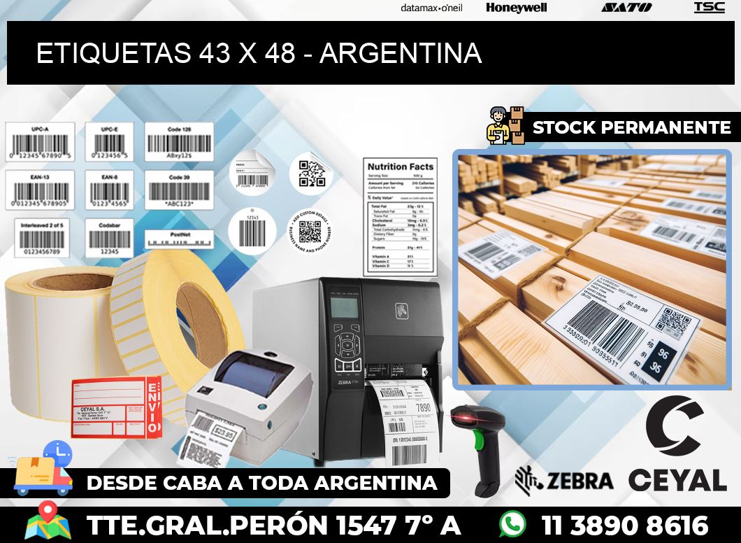 ETIQUETAS 43 x 48 – ARGENTINA